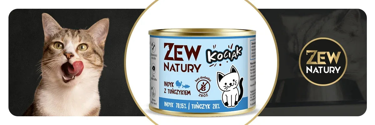 Zew Natury KOT Junior Zew Natury Kot 185G mix 12x185g - Zew Natury