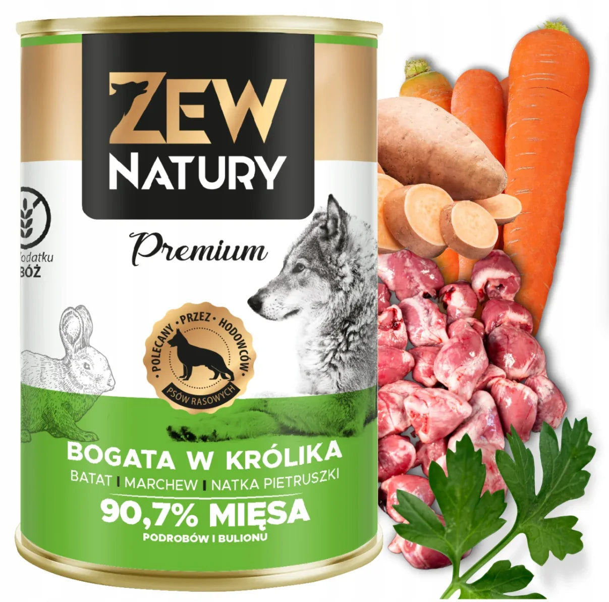 10 x Mokra Karma Mix Smaków 400g Mono+Premium Dla Psa Zew Natury - Zew Natury