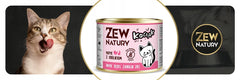 Zew Natury KOT Junior królik puszka 185g - Zew Natury