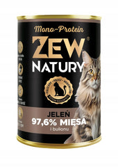 Mokra Karma Jeleń 400g Mono-Protein Dla Kota Zew Natury - Zew Natury