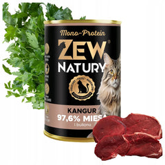 10 x Mokra Karma z Kangurem 400g Mono-Protein Dla Kota Zew Natury - Zew Natury