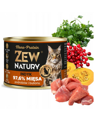 Zew Natury KOT Mono-Protein indyk puszka 185g