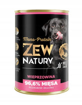 10 x Mokra Karma Wieprzowina 400g MONO-PROTEIN Dla Psa Zew Natury - Zew Natury