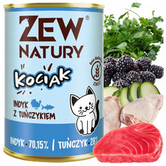 10 x Mokra Karma Mix Smaków 400g Junior Zew Natury Kociak - Zew Natury