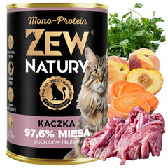 10 x Mokra Karma Mix Smaków 400g Premium Bogata W Mix Mono-Protein Dla Kota Zew Natury - Zew Natury