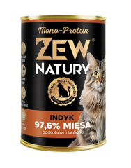 10 x Mokra Karma Indyk 400g Mono-Protein Dla Kota Zew Natury