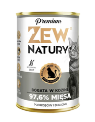 10 x Mokra Karma Bogata W Kozinę 400g Premium Dla Kota Zew Natury