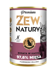 Zew Natury KOT Premium bogata w kaczka puszka 400g