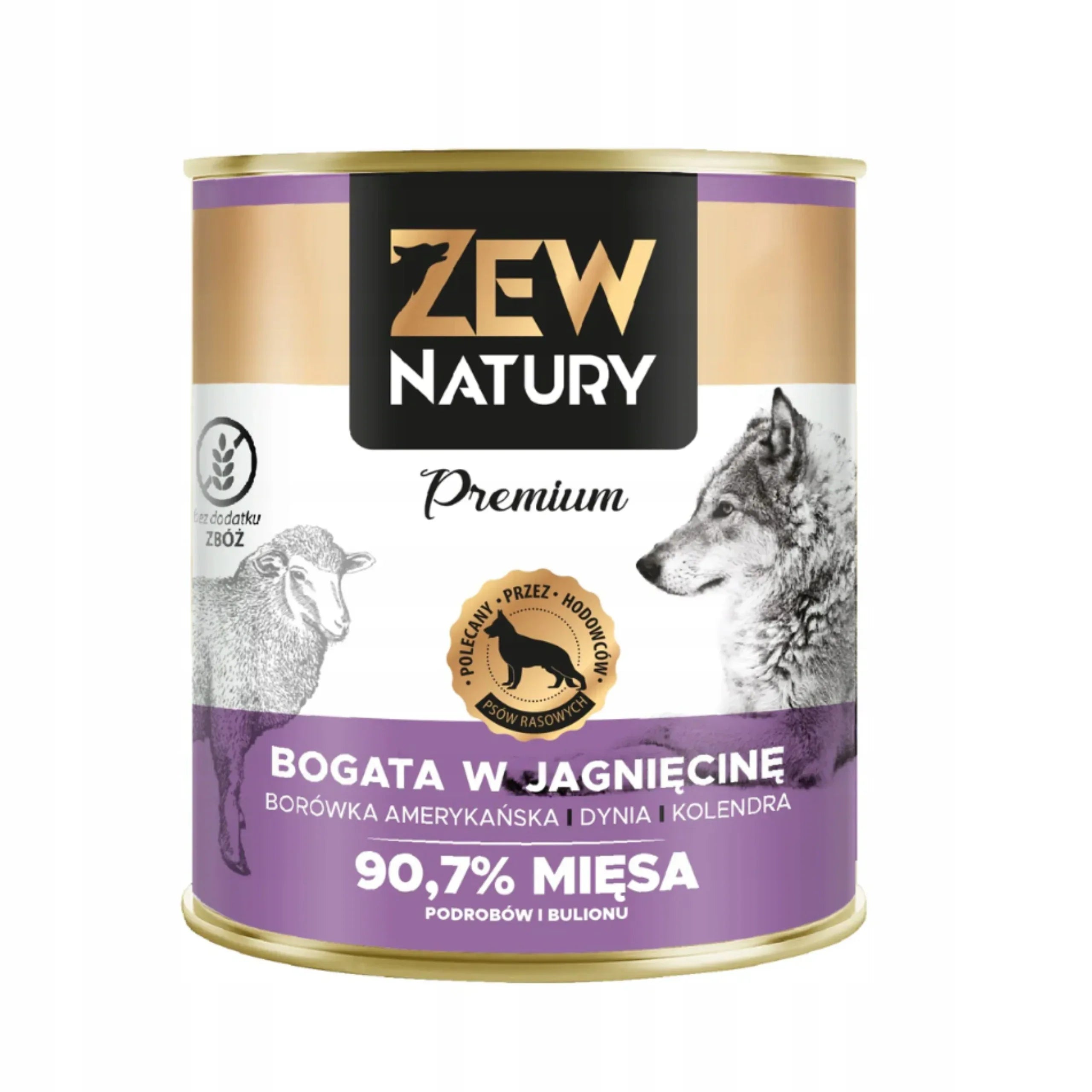Mokra Karma Bogata w Jagnięcinę 800g PREMIUM Dla Psa Zew Natury - Zew Natury