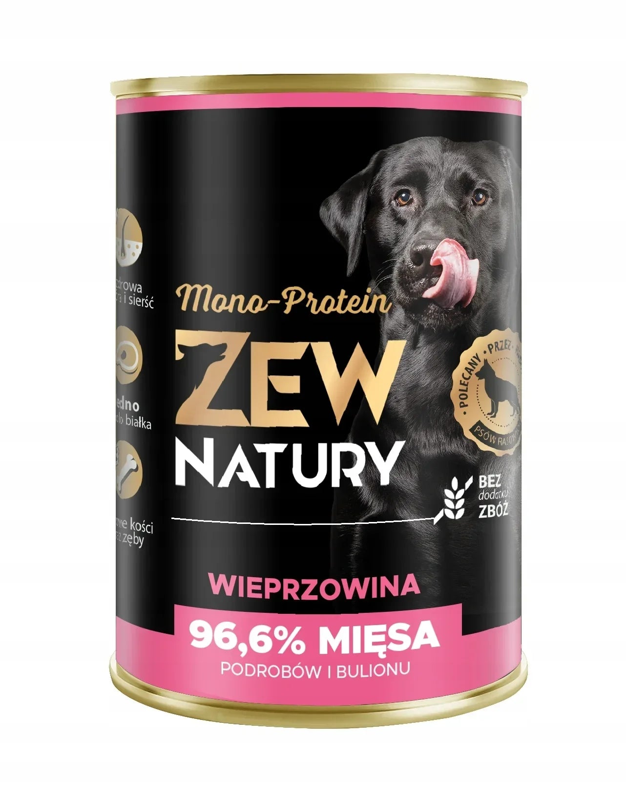 Mokra Karma Wieprzowina 400g MONO-PROTEIN dla Psa Zew Natury - Zew Natury