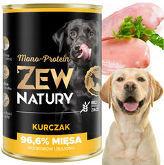 10 x Mokra Karma Mix Smaków 400g Mono+Premium Dla Psa Zew Natury - Zew Natury