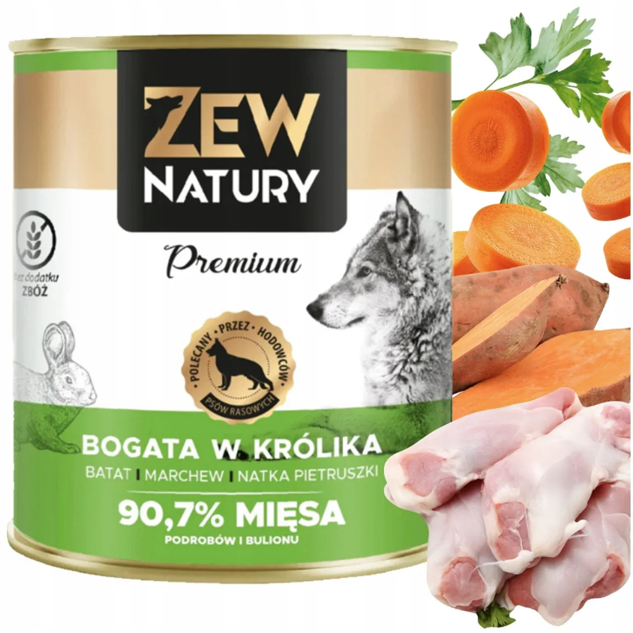 12 x Mokra Karma Mix smaków 800g PREMIUM Dla Psa Zew Natury - Zew Natury
