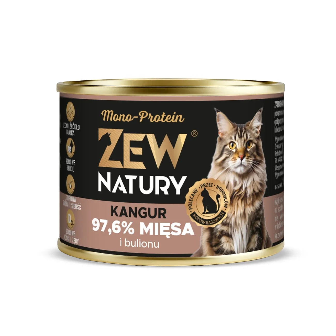 Zew Natury KOT Mono-Protein kangur puszka 185g - Zew Natury