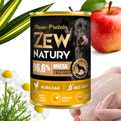 Mokra Karma Kurczak 400g MONO-PROTEIN Dla Psa Zew Natury
