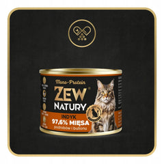 Zew Natury KOT Mono-Protein indyk puszka 185g - Zew Natury