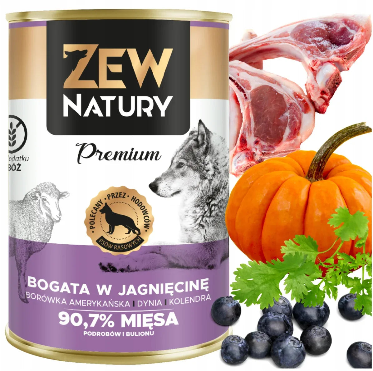 10 x Mokra Karma Mix Smaków 400g Mono+Premium Dla Psa Zew Natury - Zew Natury