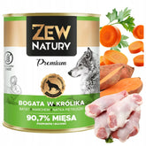 10 x Mokra Karma Bogata w Królika 800g PREMIUM Zew Natury dla psów dorosłych - Zew Natury