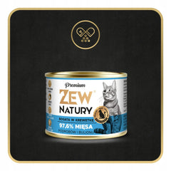 Zew Natury KOT Premium bogata w krewetkę puszka 185g - Zew Natury