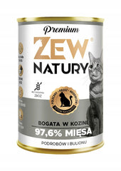 10 x Mokra Karma Bogata W Kozinę 400g Premium Dla Kota Zew Natury - Zew Natury