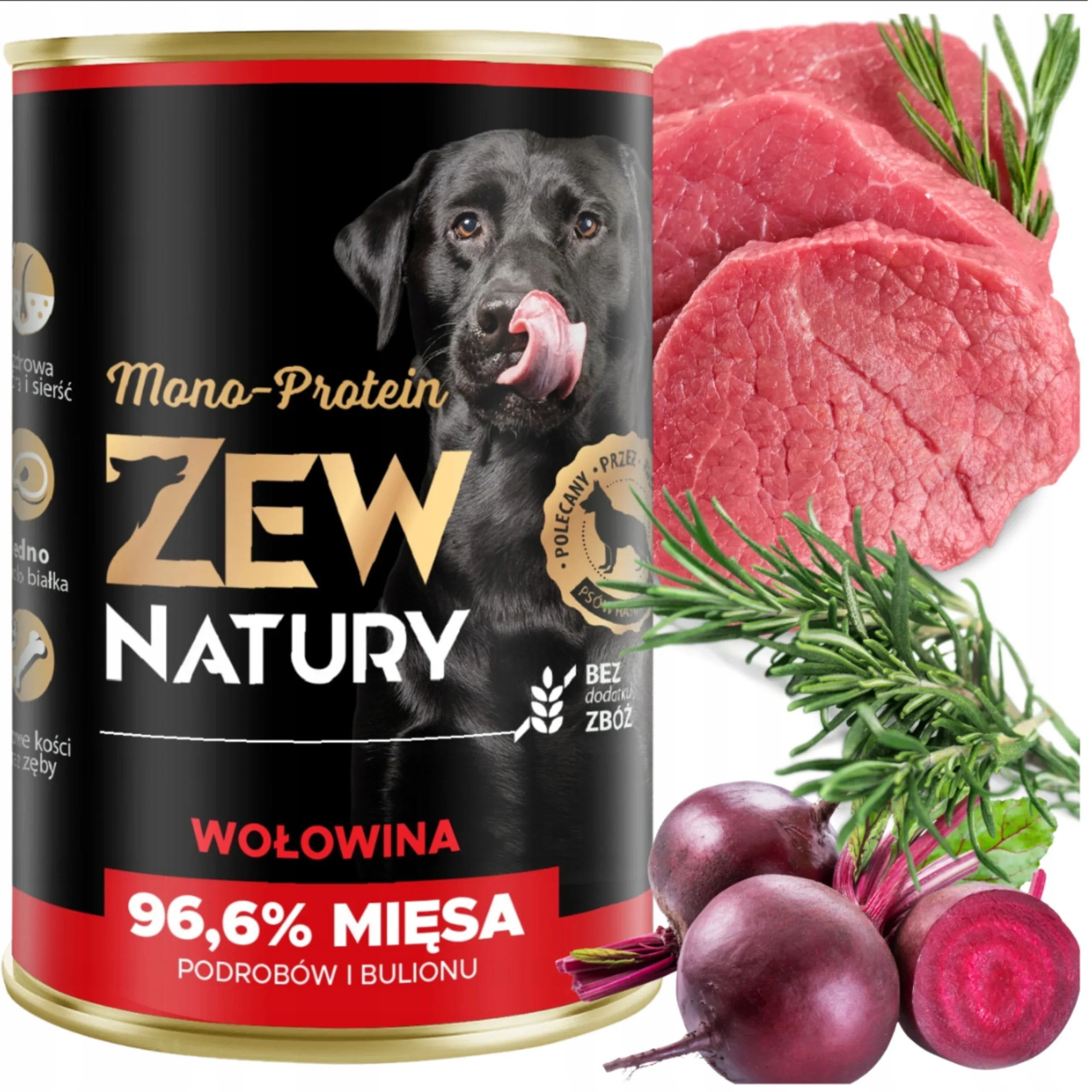 10 x Mokra Karma Mix Smaków 400g Mono+Premium Dla Psa Zew Natury - Zew Natury