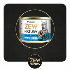Zew Natury KOT Premium bogata w krewetkę puszka 185g - Zew Natury