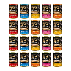 20 x Mokra Karma Mix Smaków 400g Mono-Protein Dla Psa Zew Natury