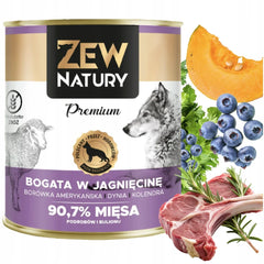 12 x Mokra Karma Mix smaków 800g MONO-PROTEIN PREMIUM Dla Psa Zew Natury - Zew Natury