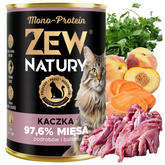 Mokra Karma Kaczka 400g Mono-Protein dla Kota Zew Natury - Zew Natury