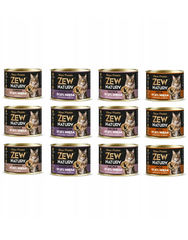 Mokra Karma Dla Kota Zew Natury Mono-Protein Mix Smaków 12x185g