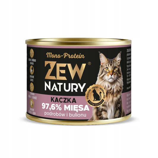 Zew Natury KOT Mono-Protein kaczka puszka 185g - Zew Natury