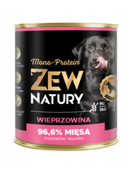 10 x Mokra Karma z Wieprzowiną 800g MONO-PROTEIN Dla psa Zew Natury