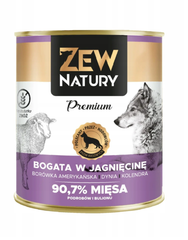 10 x Mokra Karma Bogata w Jagnięcinę 800g  PREMIUM Dla Psa Zew Natury