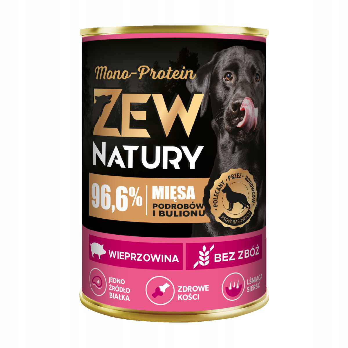 10 × Mokra karma z wieprzowiną monobiałkowa dla psa 400 g