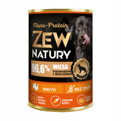 Mokra Karma Indyk 400g MONO-PROTEIN Dla Psa  Puszka  Zew Natury