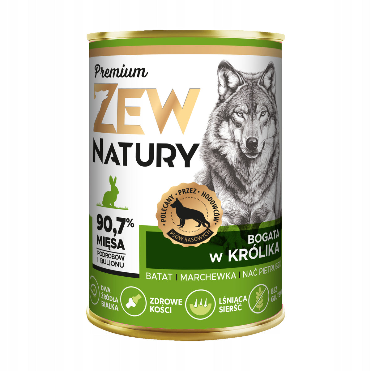 Mokra karma Królik z Wieprzowiną Premium dla psa 400 g