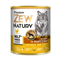 Mokra Karma Bogata w Kurczaka 800g PREMIUM Dla Psa Zew Natury