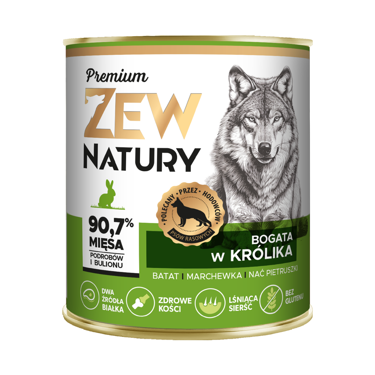 Mokra karma Królik z Wieprzowiną Premium dla psa 800 g