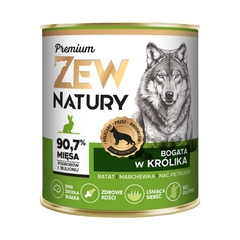 Mokra Karma Bogata w Królika 800g PREMIUM Dla Psa Zew Natury