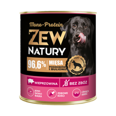 10 x Mokra Karma z Wieprzowiną 800g MONO-PROTEIN Dla psa Zew Natury