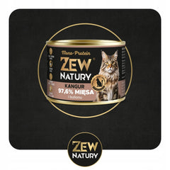 Zew Natury KOT Mono-Protein kangur puszka 185g - Zew Natury