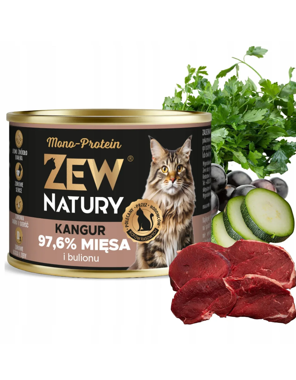 Mokra karma Kangur Mono-Protein dla kota 185 g — Zew Natury