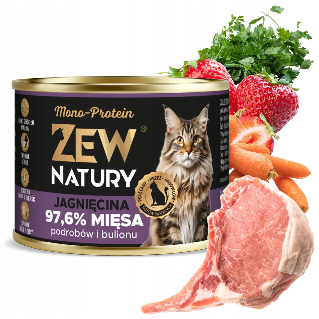 Mokra Karma Dla Kota Zew Natury Mono-Protein Mix Smaków 12x185g - Zew Natury