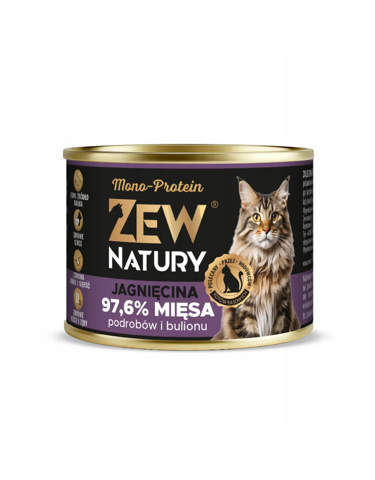Mokra karma Jagnięcina Mono-Protein dla kota 185 g