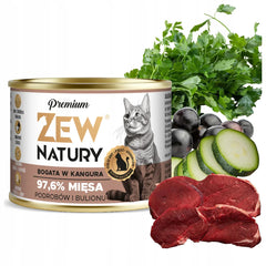 Mokra Karma Dla Kota Zew Natury Premium Bogata W Mix Mono-Protein 12x185g - Zew Natury