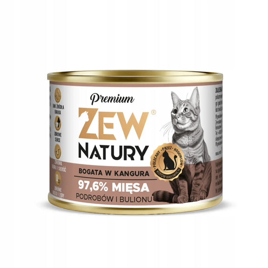 Zew Natury KOT Premium bogata w kangura puszka 185g - Zew Natury