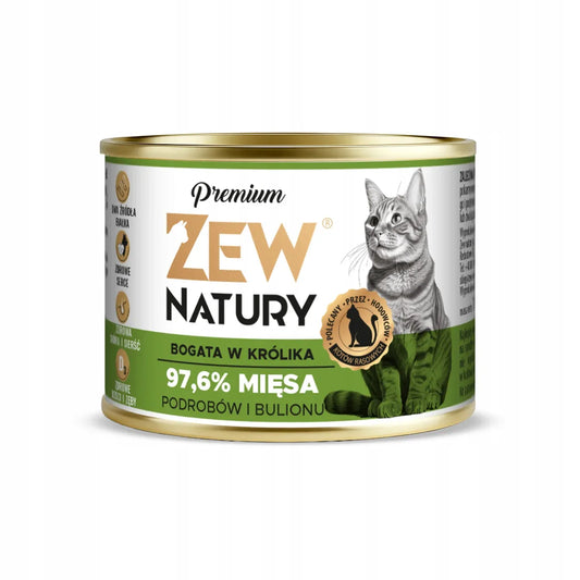 Zew Natury KOT Premium bogata w królika puszka 185g - Zew Natury