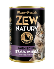 10 x Mokra Karma Jagnięcina 400g Mono-Protein Dla Kota Zew Natury