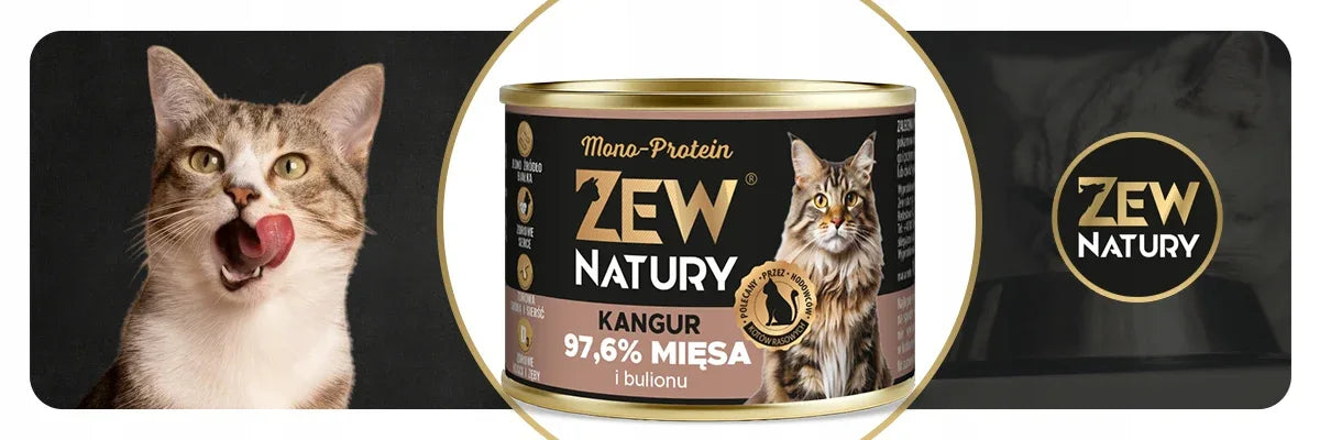 Mokra Karma Dla Kota Zew Natury Mono-Protein Mix Smaków 12x185g - Zew Natury