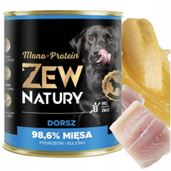 12 x Mokra Karma Mix smaków 800g MONO-PROTEIN PREMIUM Dla Psa Zew Natury - Zew Natury