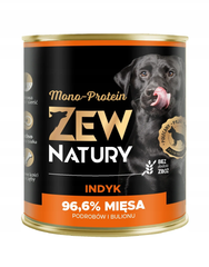 10 x Mokra Karma z Indykiem 800g MONO-PROTEIN Dla psa Zew Natury